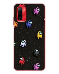 Чехол для Ulefone Note 12P с картинкой «Космический паттерн Among Us»