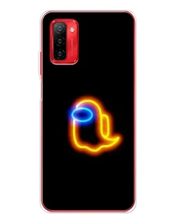 Чехол для Ulefone Note 12P с картинкой «Among Us неоновое сияние»