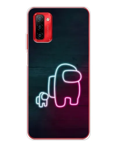 Чехол для Ulefone Note 12P с картинкой «Among Us неон-арт» Чехол для Ulefone Note 12P с картинкой «Among Us неон-арт»