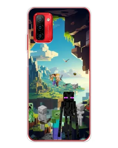 Чехол для Ulefone Note 12P с картинкой «Эндермен в лесу» Чехол для Ulefone Note 12P с картинкой «Эндермен в лесу»