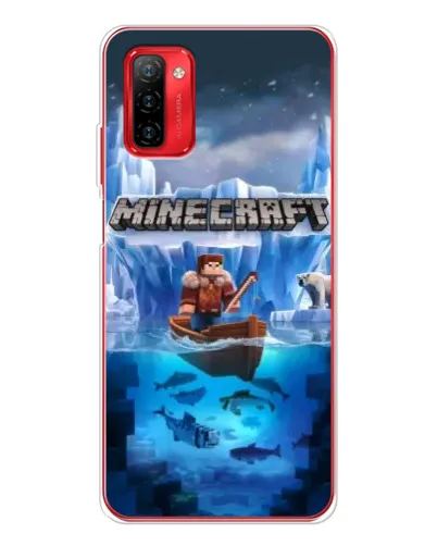 Чехол для Ulefone Note 12P с картинкой «Minecraft ледяной мир» Чехол для Ulefone Note 12P с картинкой «Minecraft ледяной мир»
