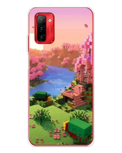 Чехол для Ulefone Note 12P с картинкой «Розовое дерево Minecraft» Чехол для Ulefone Note 12P с картинкой «Розовое дерево Minecraft»