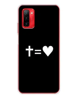 Чохол для Ulefone Note 12P з картинкою «Хрест та Серце»