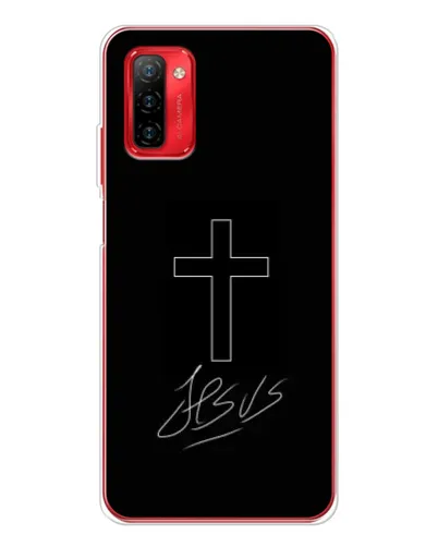 Чехол для Ulefone Note 12P с картинкой «Графический крест Jesus» Чехол для Ulefone Note 12P с картинкой «Графический крест Jesus»