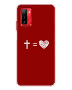 Чехол для Ulefone Note 12P с картинкой «Уравнение любви»