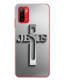 Чехол для Ulefone Note 12P с картинкой «Металлический крест Jesus»