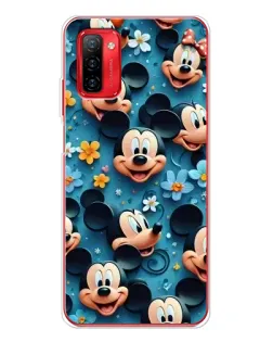 Чехол для Ulefone Note 12P с картинкой «Паттерн Микки и Минни»