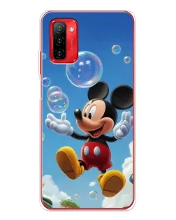 Чехол для Ulefone Note 12P с картинкой «Mickey и мыльные пузыри»