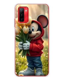 Чехол для Ulefone Note 12P с картинкой «Микки с тюльпанами»