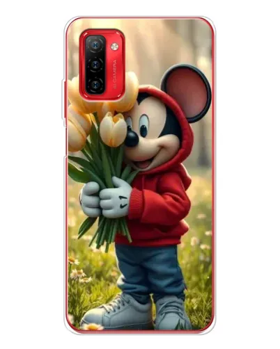 Чехол для Ulefone Note 12P с картинкой «Микки с тюльпанами» Чехол для Ulefone Note 12P с картинкой «Микки с тюльпанами»