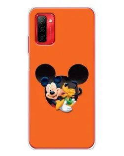 Чехол для Ulefone Note 12P с картинкой «Сердце Микки Минни»