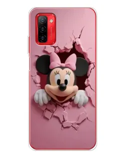 Чехол для Ulefone Note 12P с картинкой «Минни сквозь стену»