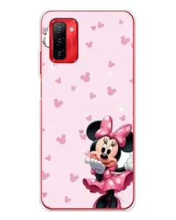 Чехол для Ulefone Note 12P с картинкой «Минни Маус и сердечки»