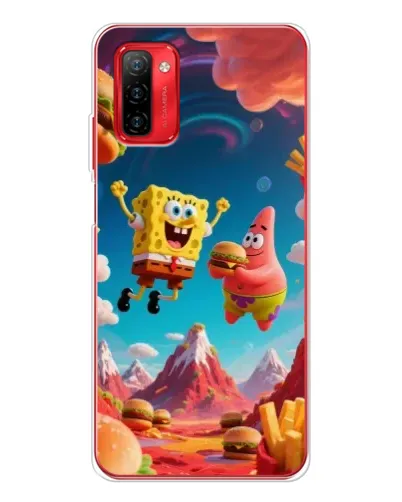 Чехол для Ulefone Note 12P с картинкой «Космический фастфуд»