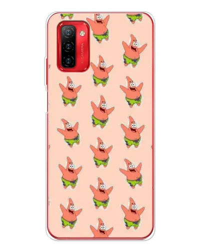 Чехол для Ulefone Note 12P с картинкой «Патрик Стар паттерн»