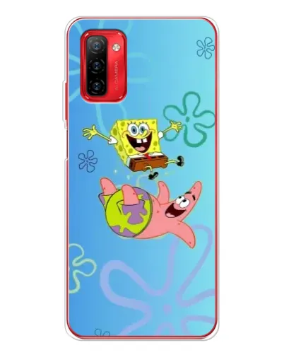 Чехол для Ulefone Note 12P с картинкой «Спанч Боб и Патрик»