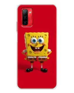 Чехол для Ulefone Note 12P с картинкой «Спанч Боб на красном» Чехол для Ulefone Note 12P с картинкой «Спанч Боб на красном»