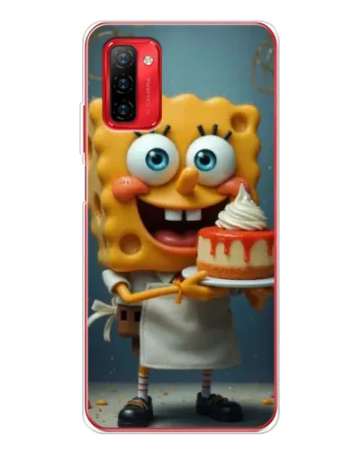 Чехол для Ulefone Note 12P с картинкой «Повар Спанч Боб»