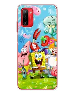 Чехол для Ulefone Note 12P с картинкой «Губка Боб и друзья» Чехол для Ulefone Note 12P с картинкой «Губка Боб и друзья»