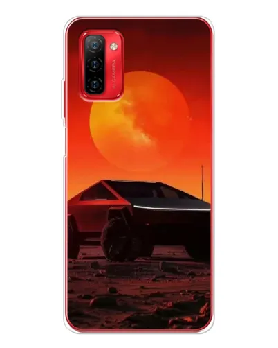 Чохол для Ulefone Note 12P з картинкою «Cybertruck на Марсі»
