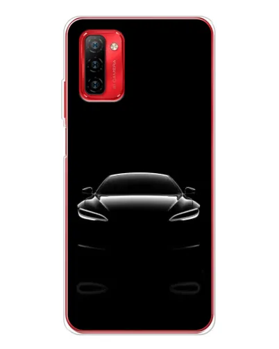 Чохол для Ulefone Note 12P з картинкою «Силует Tesla Night»