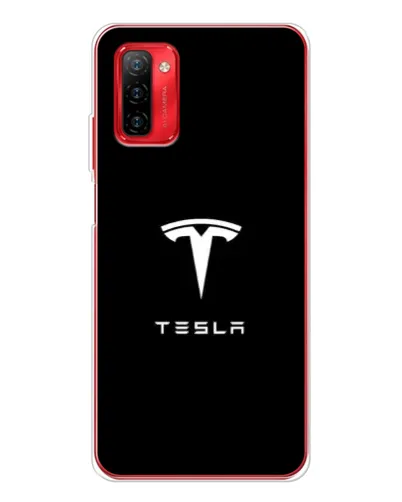 Чохол для Ulefone Note 12P з картинкою «Tesla White Logo»