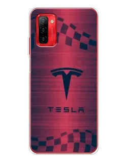 Чохол для Ulefone Note 12P з картинкою «Тесла червоний карбон» Чохол для Ulefone Note 12P з картинкою «Тесла червоний карбон»