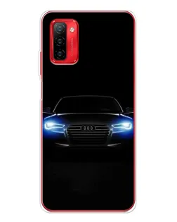 Чохол для Ulefone Note 12P з картинкою «Audi в неоні»