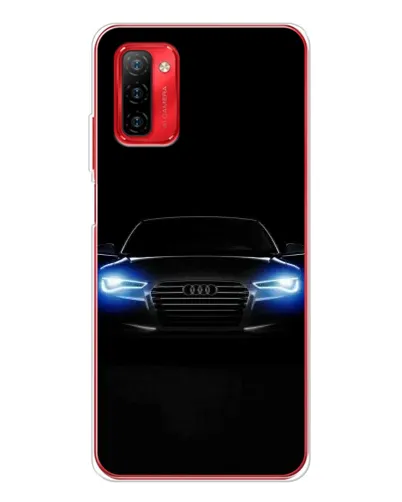 Чохол для Ulefone Note 12P з картинкою «Audi в неоні»