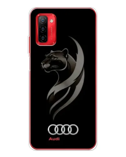 Чохол для Ulefone Note 12P з картинкою «Графіка — пантера та Audi»