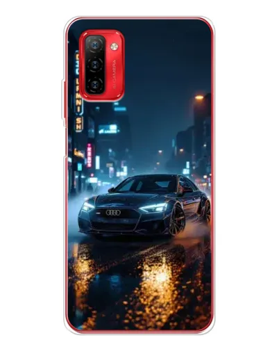 Чохол для Ulefone Note 12P з картинкою «Нічне місто та Audi»