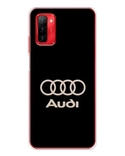Чохол для Ulefone Note 12P з картинкою «Audi — золотий логотип»