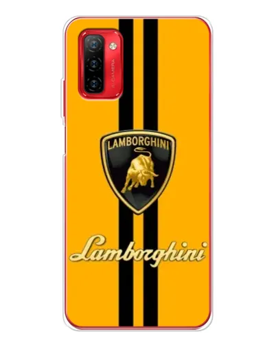 Чохол для Ulefone Note 12P з картинкою «Lamborghini Stripe жовтий»