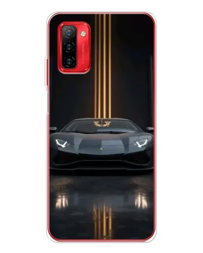 Чохол для Ulefone Note 12P з картинкою «Lamborghini золоті лінії»