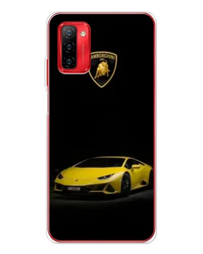Чохол для Ulefone Note 12P з картинкою «Lamborghini жовтий акцент»