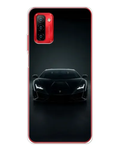 Чохол для Ulefone Note 12P з картинкою «Чорний Lamborghini Aventador»