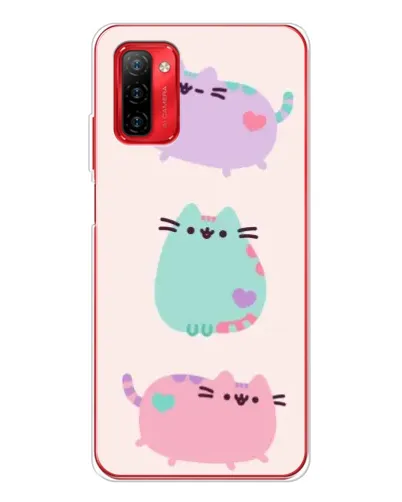 Чехол для Ulefone Note 12P с картинкой «Pusheen трио» Чехол для Ulefone Note 12P с картинкой «Pusheen трио»