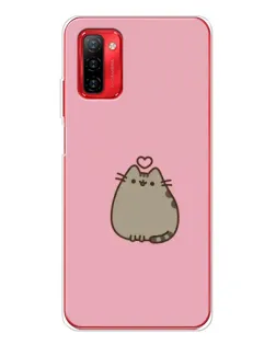 Чехол для Ulefone Note 12P с картинкой «Pusheen сердце» Чехол для Ulefone Note 12P с картинкой «Pusheen сердце»