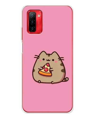 Чехол для Ulefone Note 12P с картинкой «Пушин с пиццей» Чехол для Ulefone Note 12P с картинкой «Пушин с пиццей»
