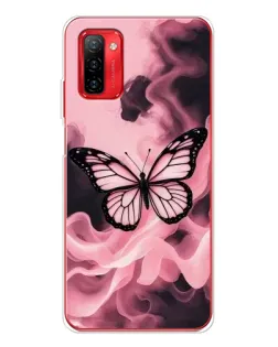 Чохол для Ulefone Note 12P з картинкою «Метелик у диму»