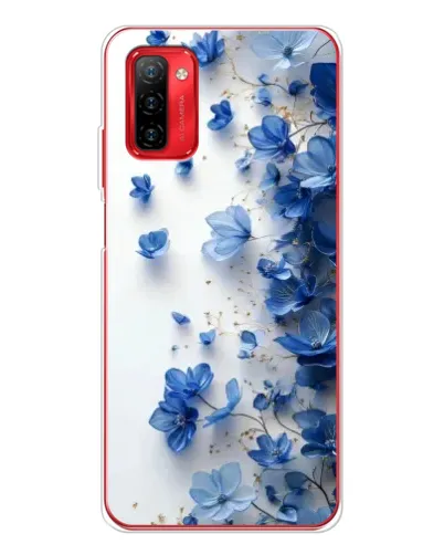 Чехол для Ulefone Note 12P с картинкой «Голубой цветочный каскад» Чехол для Ulefone Note 12P с картинкой «Голубой цветочный каскад»