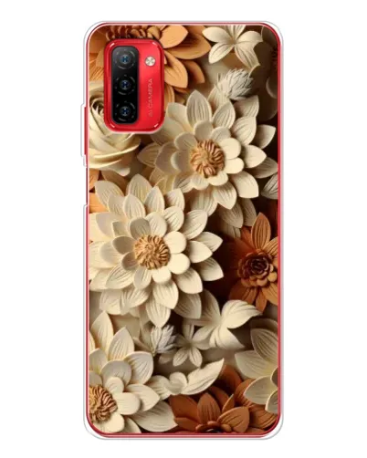 Чехол для Ulefone Note 12P с картинкой «Бежевый флористический декор» Чехол для Ulefone Note 12P с картинкой «Бежевый флористический декор»