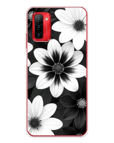Чехол для Ulefone Note 12P с картинкой «Монохромные астры» Чехол для Ulefone Note 12P с картинкой «Монохромные астры»