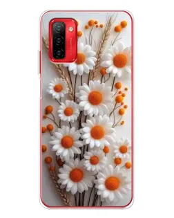 Чехол для Ulefone Note 12P с картинкой «Белые сухоцветы»