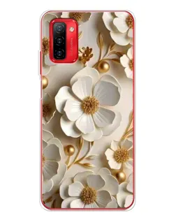 Чехол для Ulefone Note 12P с картинкой «Белие бумажние  цвети»