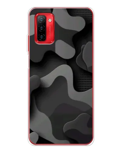 Чохол для Ulefone Note 12P з картинкою «Темний абстрактний камуфляж»