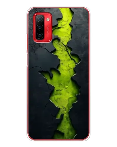 Чохол для Ulefone Note 12P з картинкою «Салатовий розлом скелі»