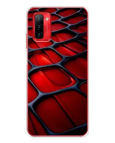 Чохол для Ulefone Note 12P з картинкою «Червона глянцева сітка»