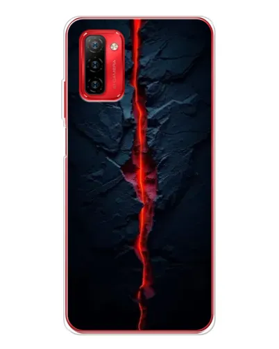Чохол для Ulefone Note 12P з картинкою «Червона лавова тріщина»