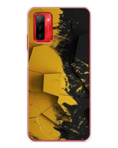 Чохол для Ulefone Note 12P з картинкою «Золоті уламки геометрії»